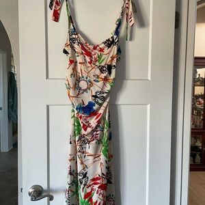 Diane Von Furstenberg Colorful Floral Maxi Dress